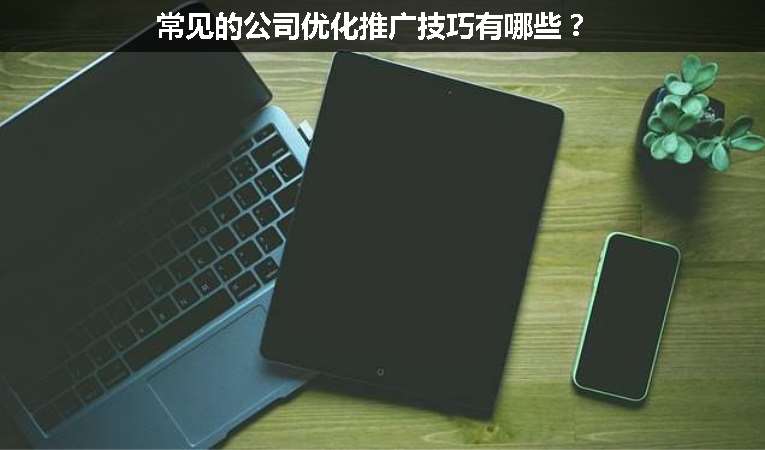 常見的公司優(yōu)化推廣技巧有哪些？