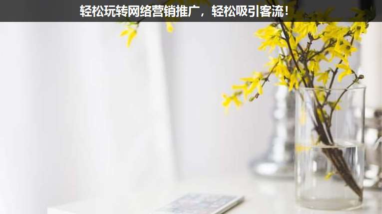 輕松玩轉(zhuǎn)網(wǎng)絡(luò)營(yíng)銷推廣,輕松吸引客流!