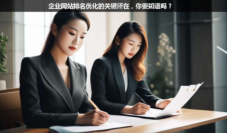 企業(yè)網(wǎng)站排名優(yōu)化的關(guān)鍵所在，你要知道嗎？