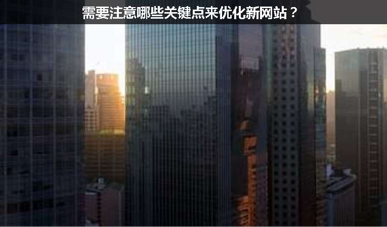 需要注意哪些關(guān)鍵點來優(yōu)化新網(wǎng)站？